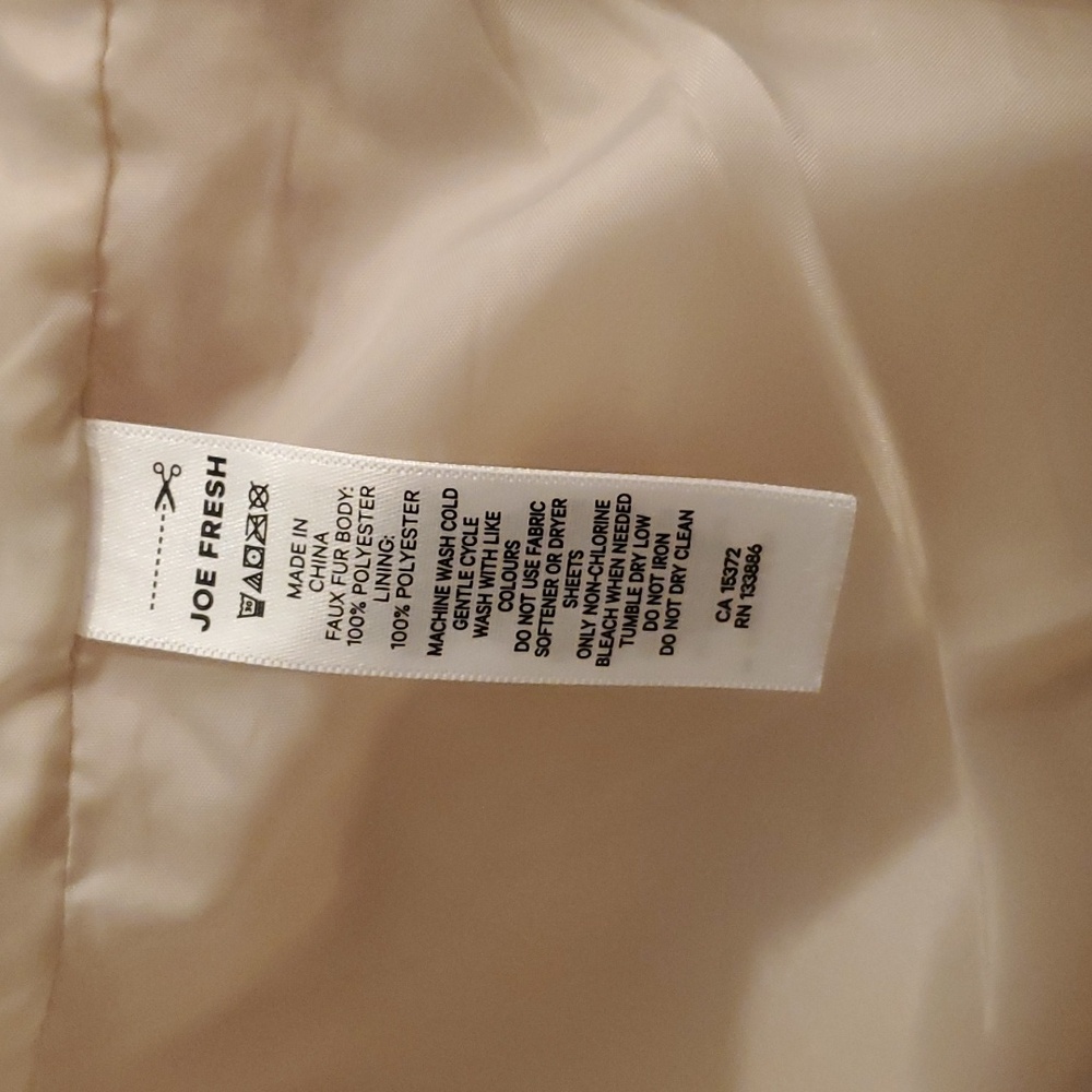 NWOT Joe Fresh Teddy Coat - Picture 6 of 9